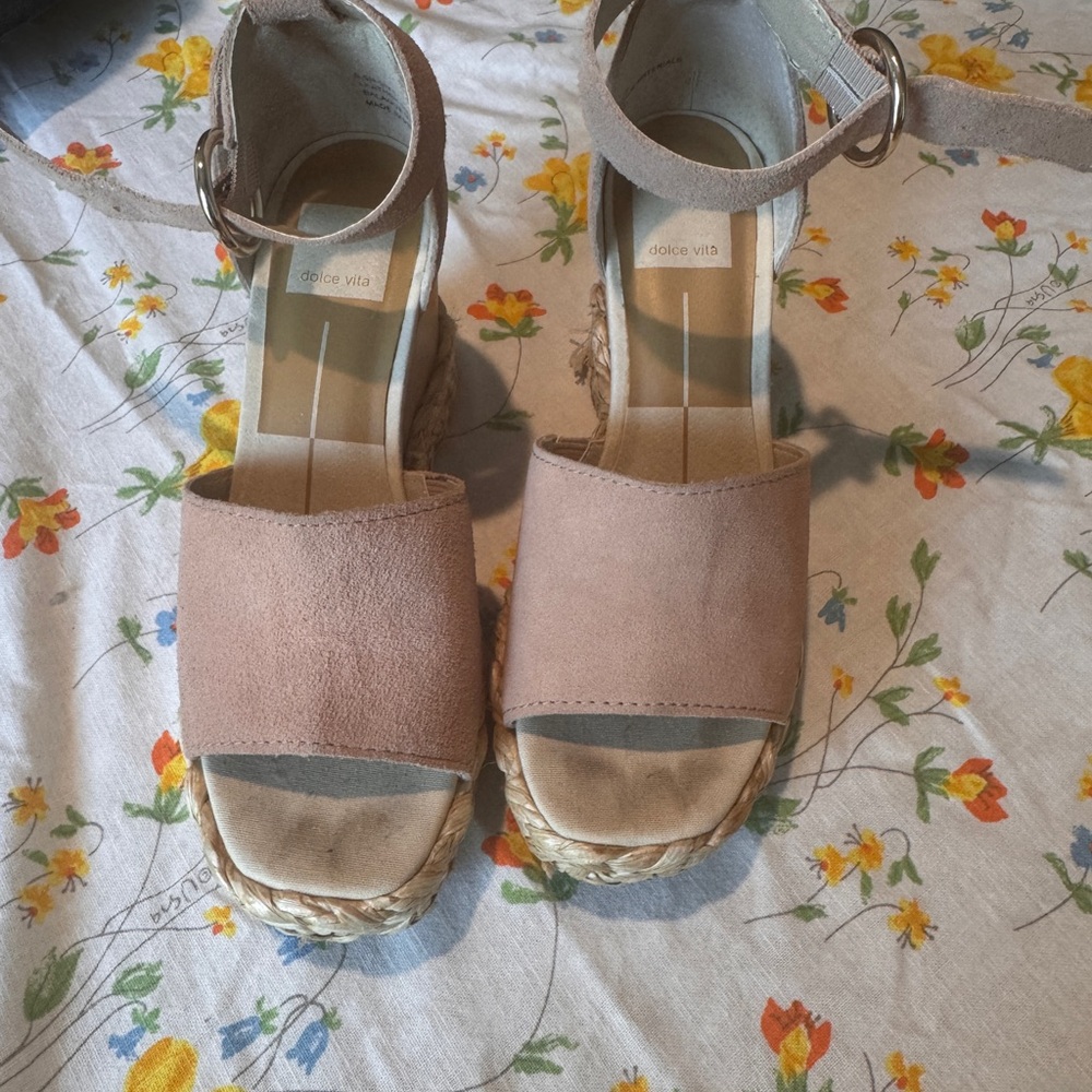 Dolce Vita Women's Blush Espadrille Wedges